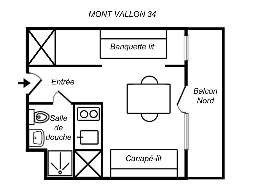 Residence Mont Vallon Мерибел Екстериор снимка